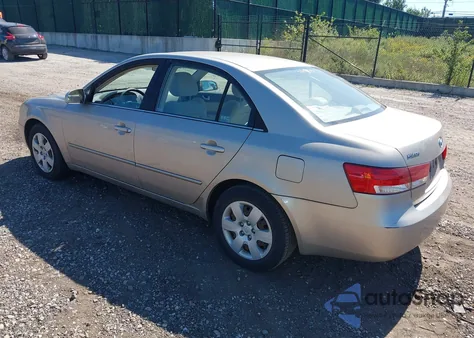 2007 Hyundai Sonata Gls из США, поврежденный, VIN 5NPET46C67H227437